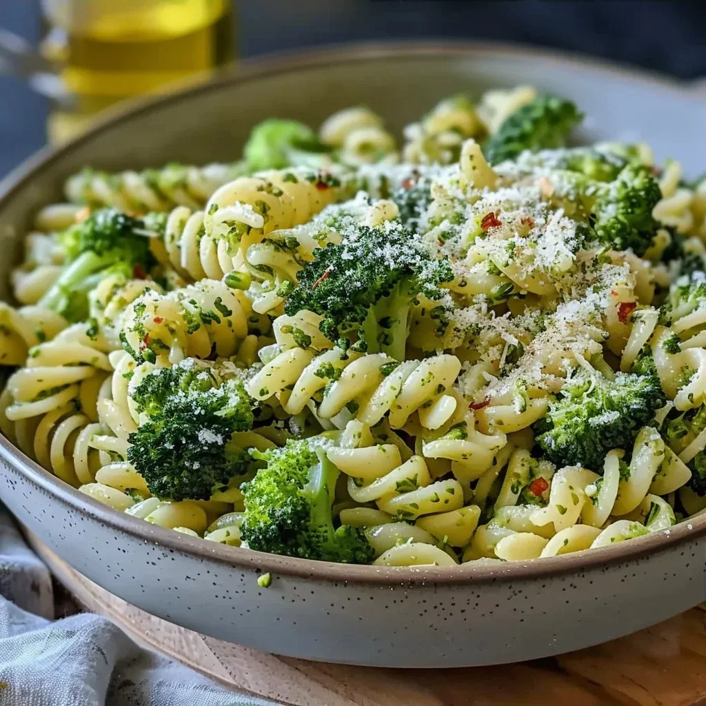 Gesunde Brokkoli Pasta für ein schnelles Abendessen