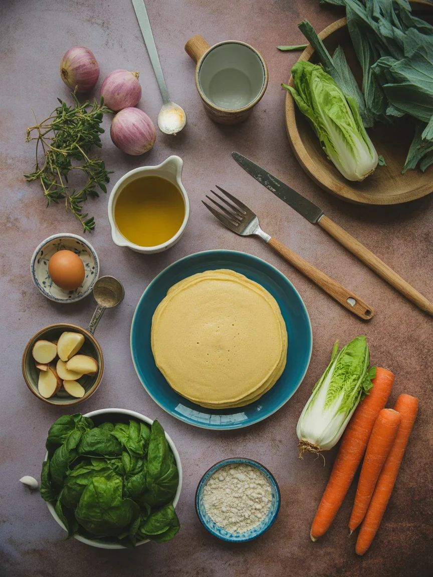 herzhafte vegane pfannkuchen