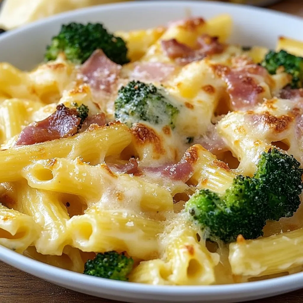 Schinken-Brokkoli-Pasta