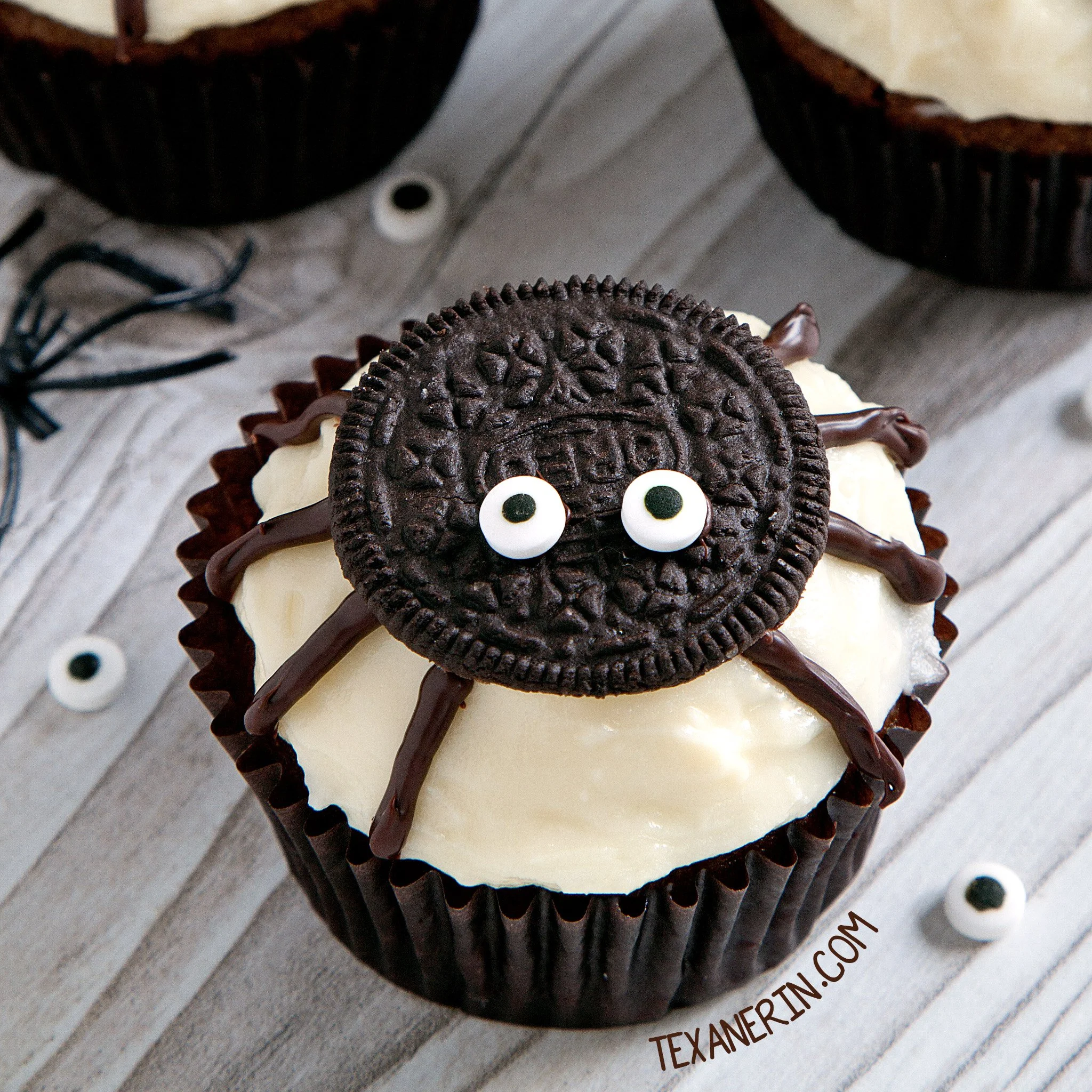 Spinnen Cupcakes